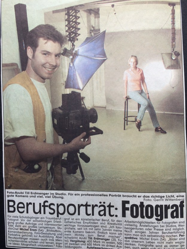 Ein BILD-Bericht über den Ausbildungsberuf Fotograf von vor 20 Jahren …