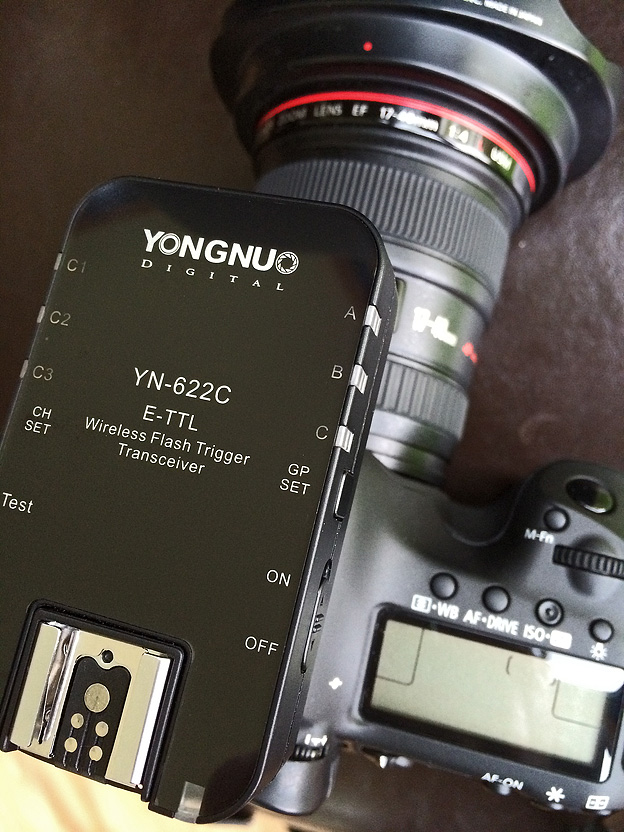 Drahtloses e-TTL-Blitzen mit dem Yongnuo YN-622C