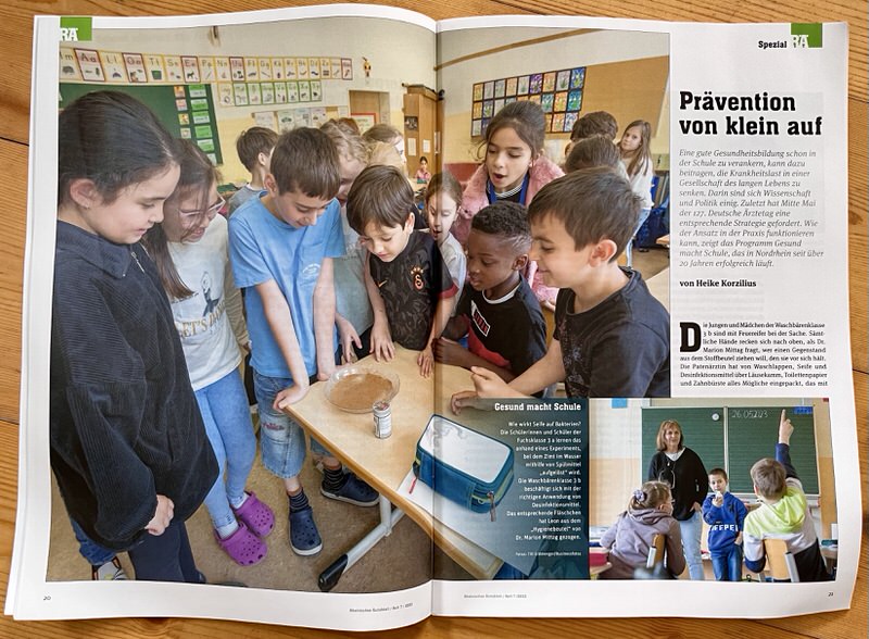 Joblog: Reportage „Gesund macht&nbsp;Schule“