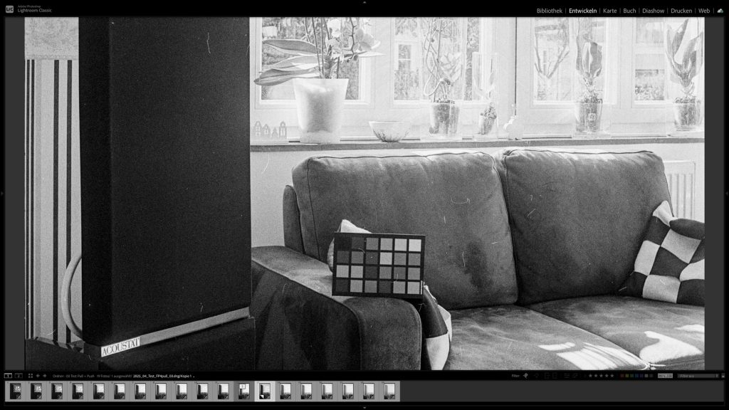 Eignet sich Caffenol auch für eine Pull-Entwicklung?