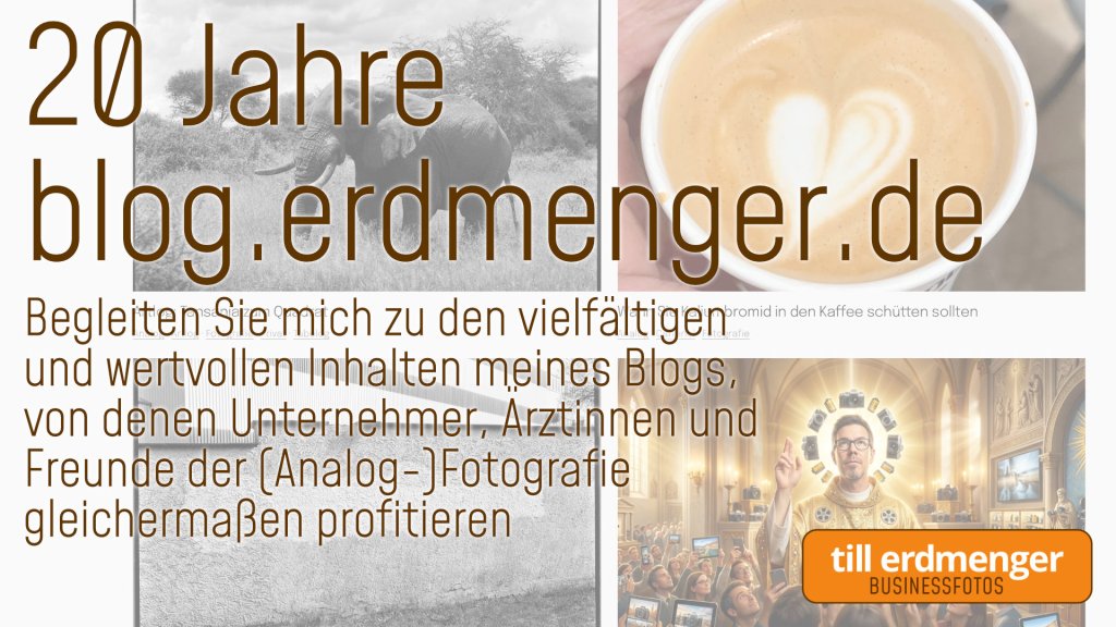 Tubelog: Aus Anlass des 20-jährigen Jubiläums meines&nbsp;Blogs